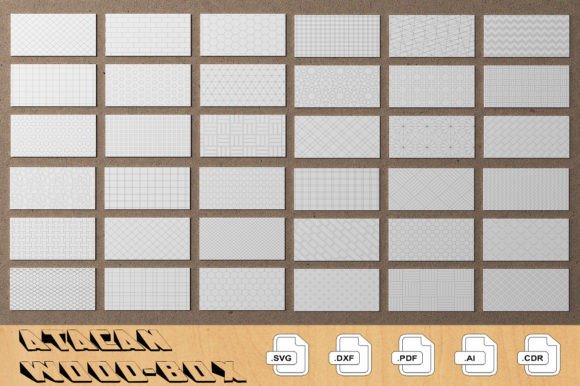 Download Geometric Laser Pattern Design SET 303 - Sign Collection