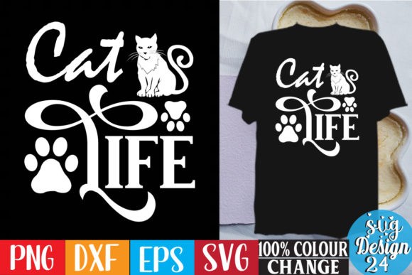 Download Cat Life Free Cat Free Svg Design Free - Sign Collection