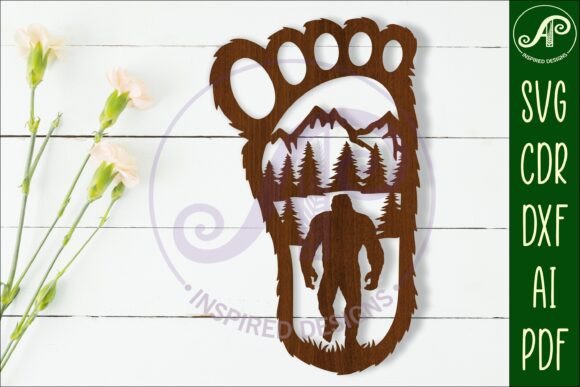 Download Bigfoot Yeti Footprint Wall Art Sign - Sign Collection
