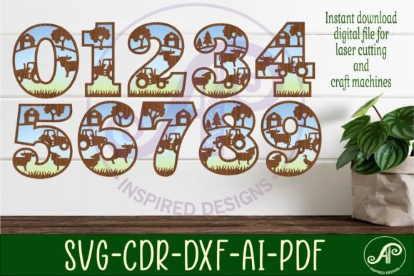 Download Farm Animal Number Two Layer Wall Sign - Sign Collection