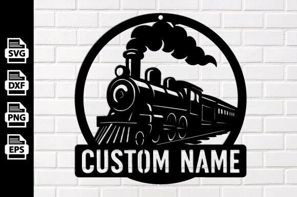 Download Personalized Custom Train Sign - Sign Collection
