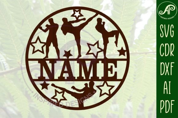Download Mixed Martial Arts Name Sign SVG Cut Fil - Sign Collection