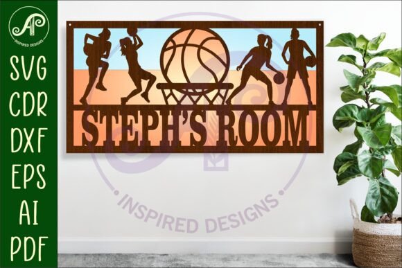 Download Basketball Female Scene Name Sign SVG - Sign Collection