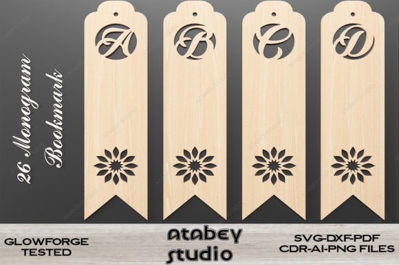 Download Alphabet Bookmark Laser Cut SVG Files - Svg file Collection