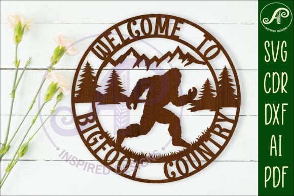 Download Welcome to Bigfoot Country Wall Art Sign - Sign Collection
