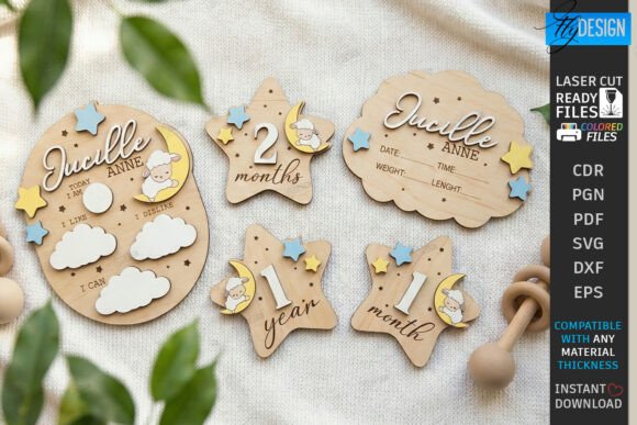 Download Baby Milestone Newborn Announcement Sign - Sign Collection