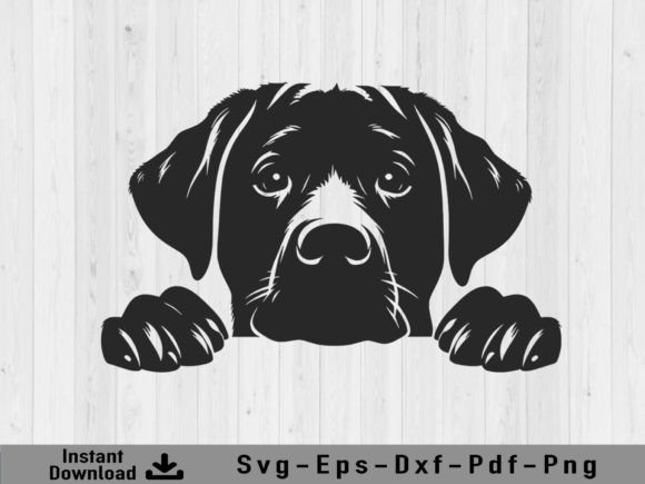 Download Peeking Labrador Retriever Dog Svg File - Svg file Collection