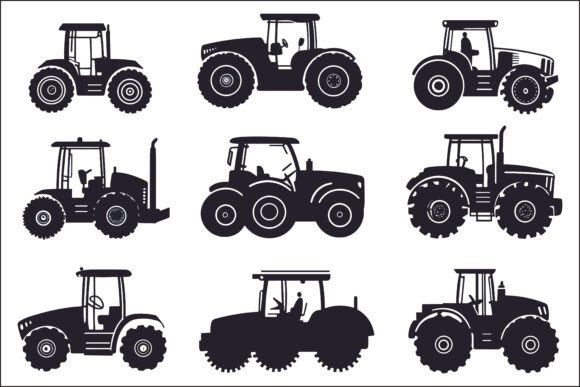 Download Stylish Farming Tractor Design - Sign Collection