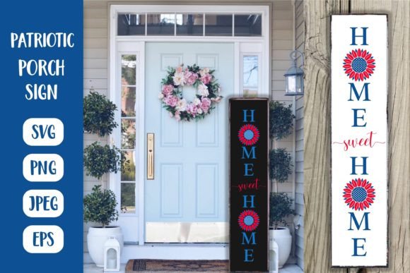 Download American Patriotic Welcome Porch Sign - Sign Collection
