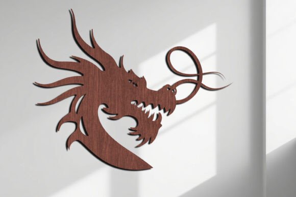 Download Laser Cut Dragon Wall Art SVG Sign - Wall art svg Collection