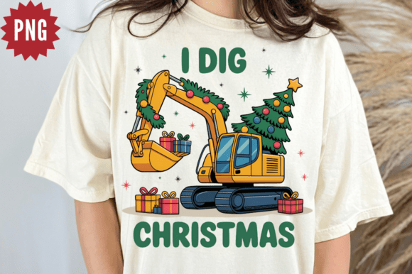 Download I Dig Christmas PNG Design - Sign Collection