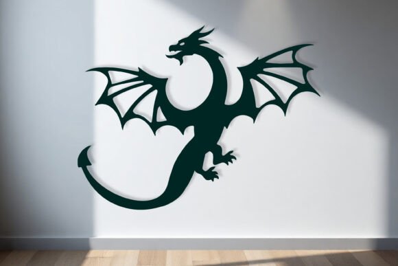 Download Laser Cut Dragon Wall Art SVG Sign - Wall art svg Collection