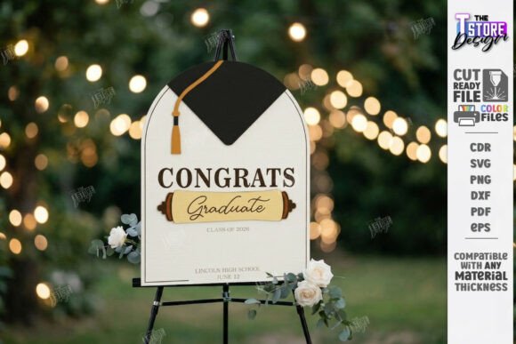Download Graduation Welcome Sign Laser Cut | CNC - Sign Collection