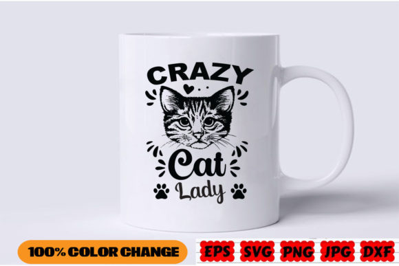 Download Cat Svg Design,Crazy Cat Lady - Sign Collection