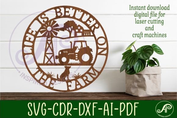 Download Life is Better on the Farm Wall Art Sign - Sign Collection