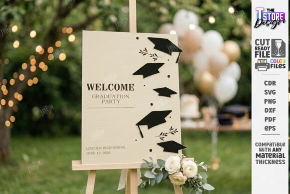 Download Graduation Welcome Sign Laser Cut | CNC - Sign Collection