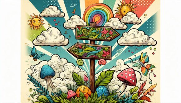 Download 10 Whimsical Nature Sign, Pop Art - Sign Collection