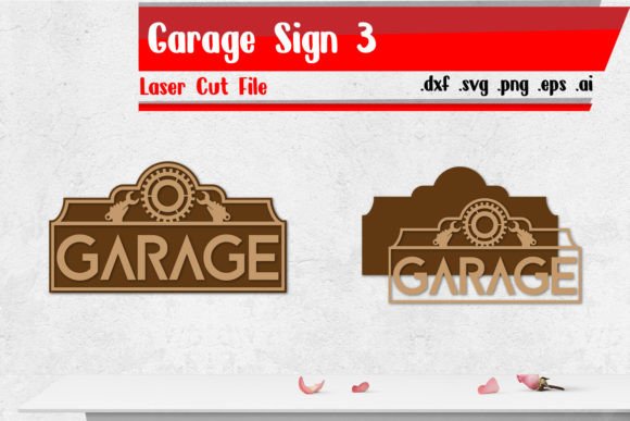 Download Garage Sign 3 - Vintage Sign Laser Cut - Sign Collection