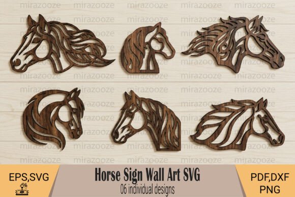 Download Horse Sign Wall Art SVG - Sign Collection