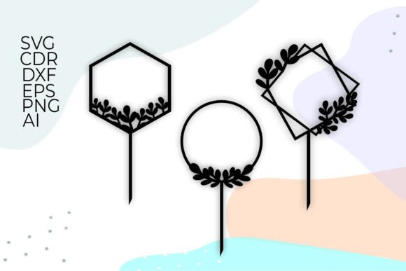Download Cake Topper Frame Svg Files for Cricut - Svg file Collection