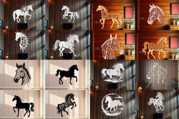 Download Laser Cut Horse Sign Wall Art SVG - Wall art svg Collection