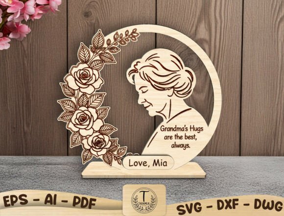 Download Personalized Laser Cut Grandma Hug Sign - Sign Collection