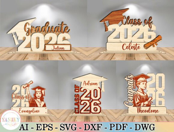 Download Graduation Sign Laser Cut SVG Bundle - Sign Collection