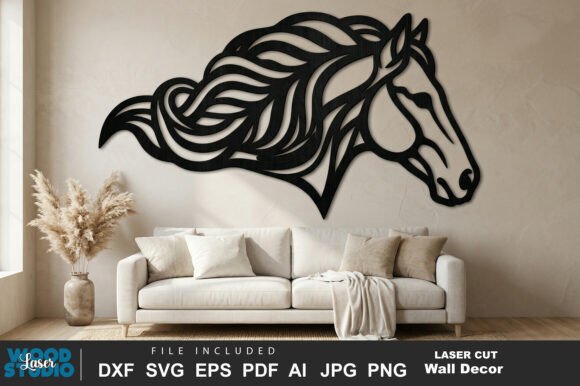 Download Horse Sign Wall Art SVG - Wall art svg Collection