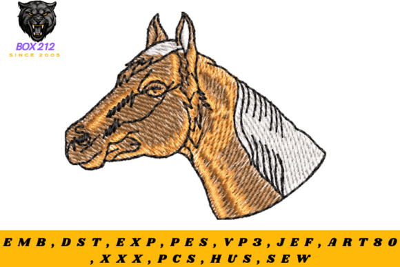 Download Horse Embroidery Design - Sign Collection