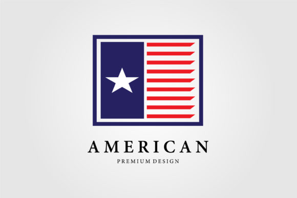 Download American Flag Vintage Vector Logo Design - Sign Collection