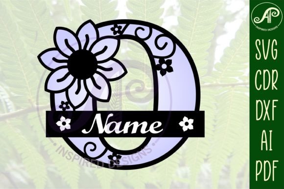 Download Letter O Flower Layer Monogram SVG File - Svg file Collection