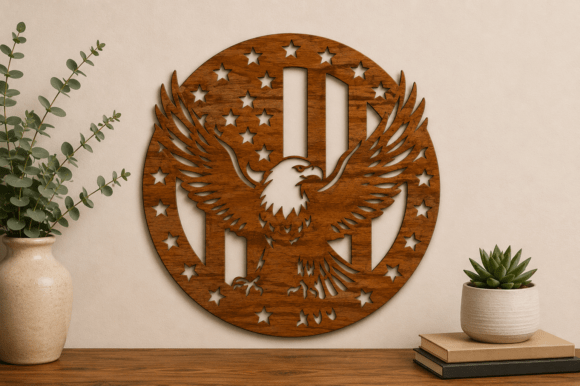 Download American Eagle Wall Art SVG Laser Cut - Wall art svg Collection