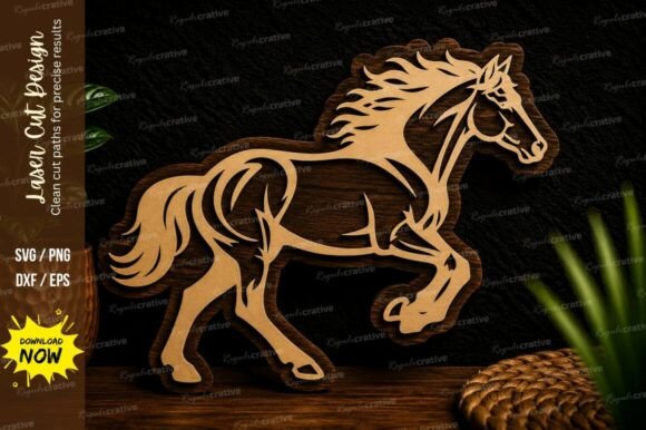 Download Majestic Horse Laser Cut Svg Design - Sign Collection