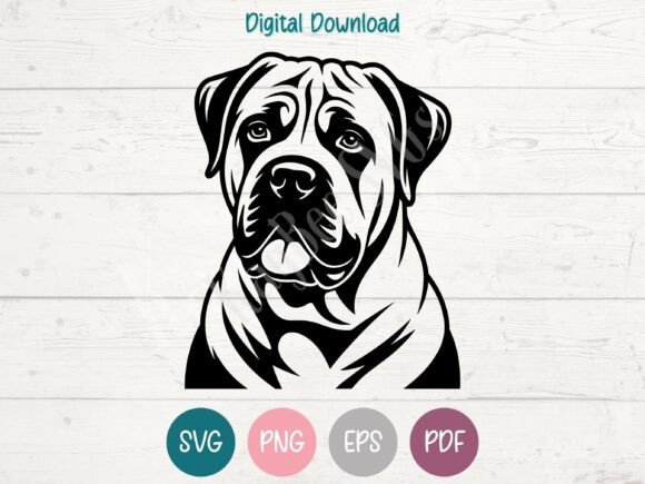 Download Boerboel Dog SVG PNG EPS PDF Design - Sign Collection