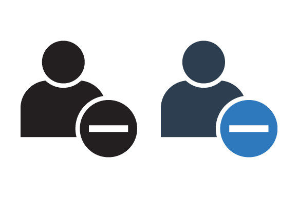 Download Delete Friend Icon Sign Symbol - Sign Collection
