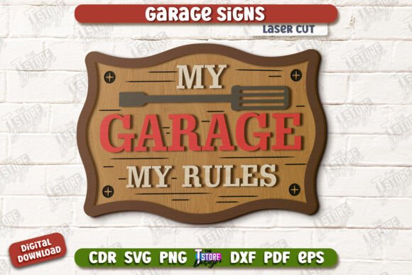 Download Garage Sign |Mechanic Wall Sign|Man Cave - Sign Collection