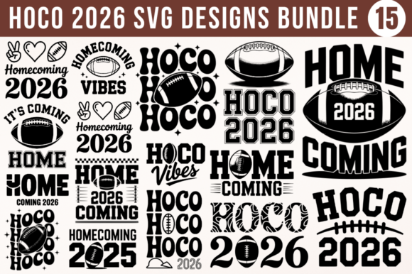 Download Hoco 2026 SVG Designs Bundle - Sign Collection