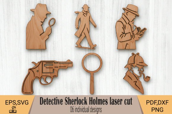Download Sherlock Holmes Wall Sign SVG - Sign Collection