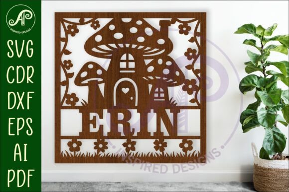 Download Mushroom House Name Sign Design - Sign Collection