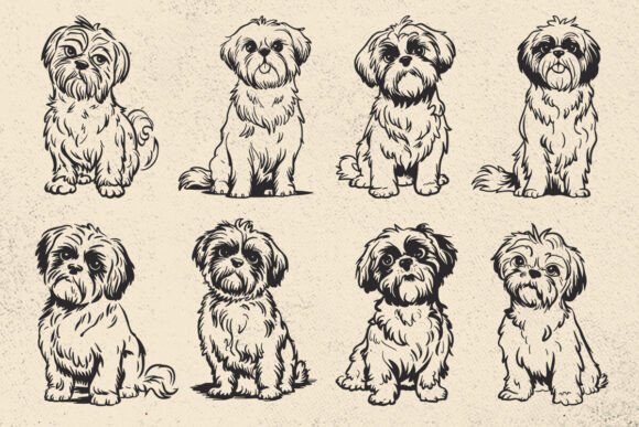 Download Shih Tzu Svg, Dog SVG File for Cricut - Svg file Collection