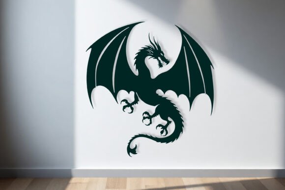 Download Laser Cut Dragon Wall Art SVG Sign - Wall art svg Collection