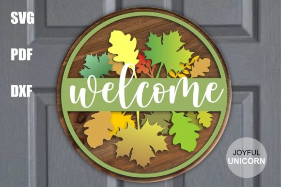 Download Fall Welcome Sign SVG | Autumn Sign SVG - Sign Collection