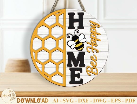 Download Honeycomb Welcome Sign Laser Cut SVG - Sign Collection