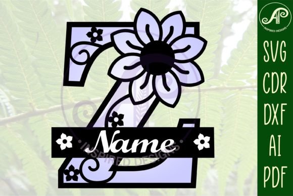 Download Letter Z Flower Layer Monogram SVG File - Svg file Collection