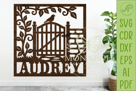 Download Personalized Secret Garden Gate Sign - Sign Collection