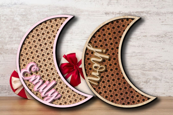 Download Rattan Cane Crescent Moon Wall Sign - Sign Collection
