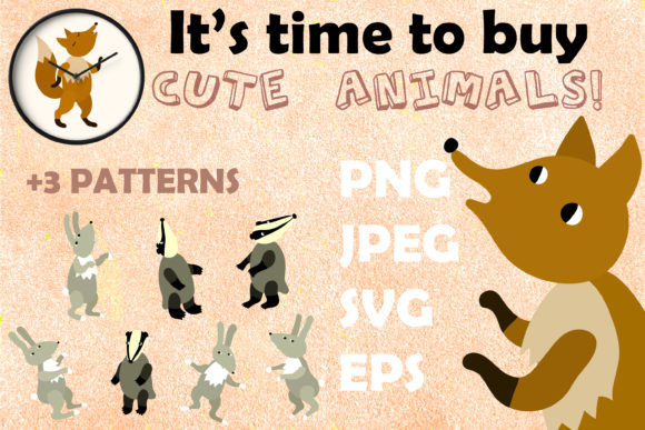 Download Cute Woodland Animals Design - Sign Collection