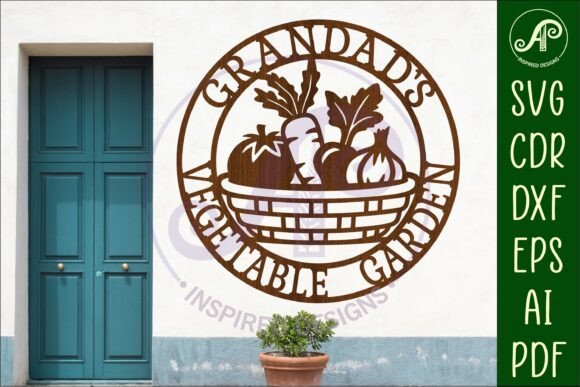 Download Grandad's Vegetable Garden Sign SVG - Sign Collection