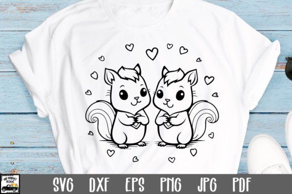 Download Cute Squirrel Buddies SVG File - Svg file Collection