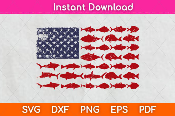 Download American Flag Fishing Svg File - Svg file Collection